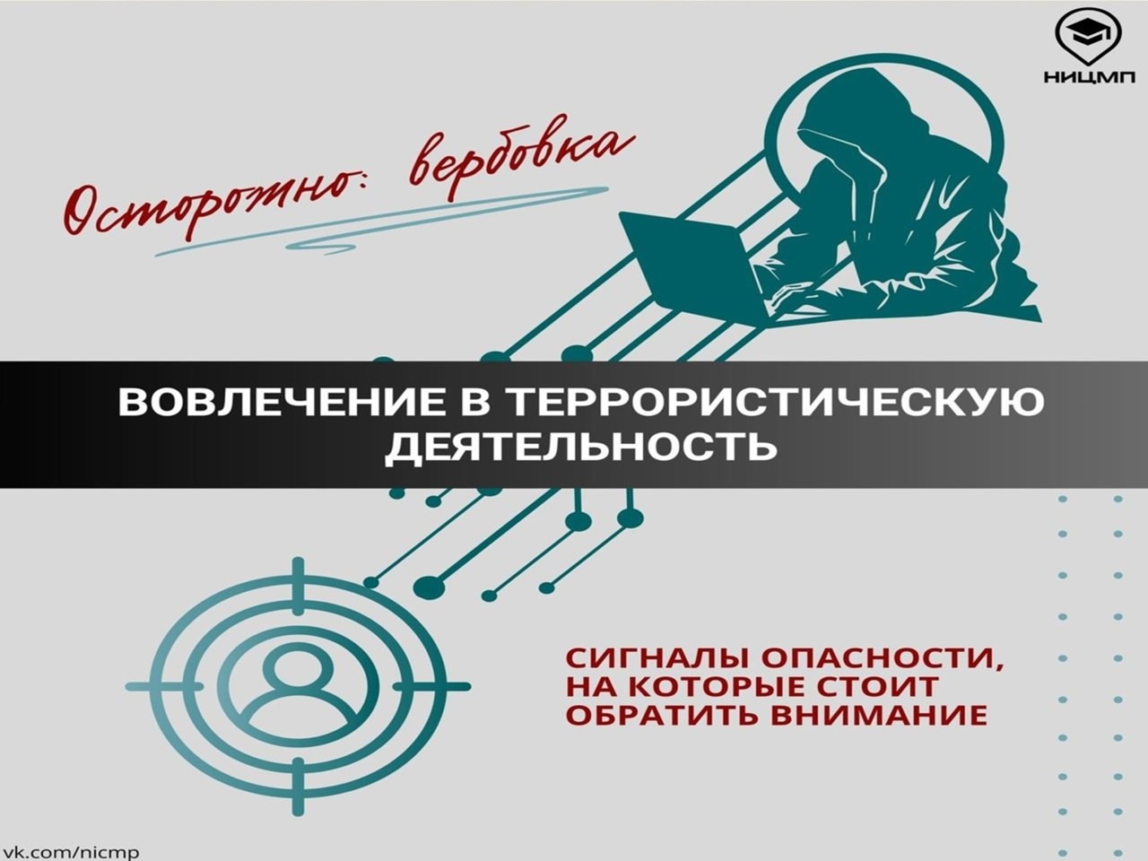 Осторожно: вербовка. Вовлечение в террористическую деятельность Осторожно: вербовка. Вовлечение в террористическую деятельность.